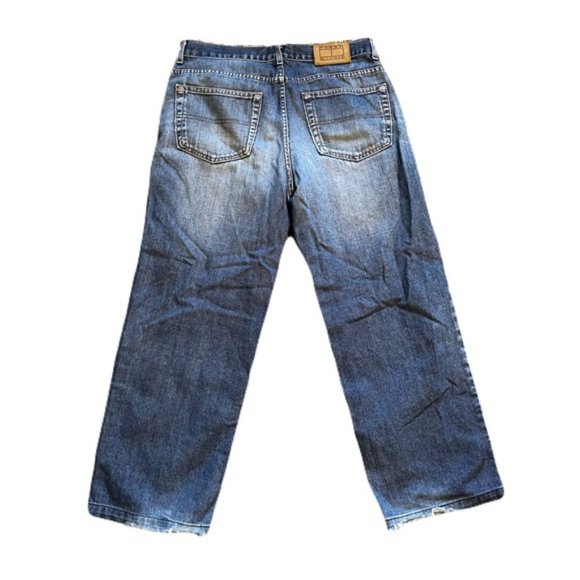 Vintage Tommy Hilfiger 34 Medium Wash Freedom Fit Straight Relaxed Jeans - Picture 2 of 5